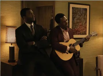  ?? PATTI PERRET — AMAZON STUDIOS ?? Aldis Hodge, left, and Leslie Odom Jr. star in “One Night in Miami.”