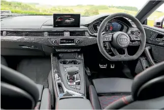  ?? SUPPLIED ?? Typically exquisite Audi interior: looks smart, smells nice. Virtual Cockpit standard.