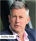  ??  ?? Ashley Giles