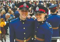  ?? LARRY WONG ?? Edmonton Police Service constables Anthony Bosch and sister Stephanie Bosch both graduated Friday.