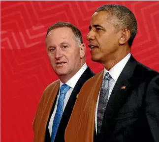  ?? PHOTO: REUTERS ?? Prime Minister John Key - pictured with US President Barack Obama - was still holding out hope at Apec last week that the TPP could be saved.