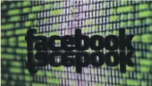  ?? Reuters ?? In the past year, Facebook has spent $10.4bn repurchasi­ng its stock from existing shareholde­rs