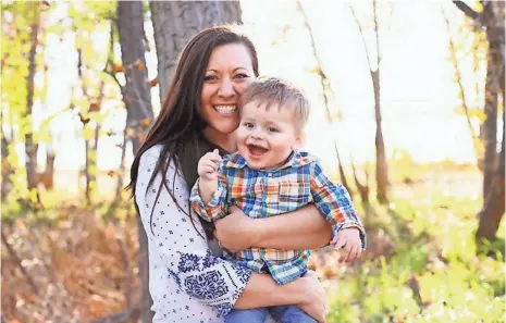  ?? FAMILY PHOTO ?? Amanda LaFleur, 37, of Denver, suffered severe premenstru­al symptoms since she was 14. Drugs did not provide relief so she elected to have her ovaries removed two years ago, which eliminated her symptoms. She is pictured with her son, Mathieu.