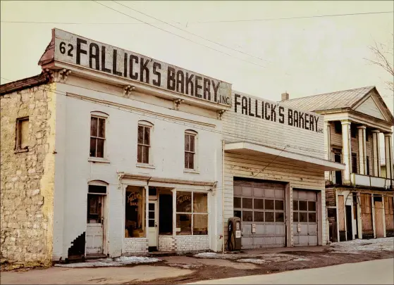  ?? Photo courtesy of Matthew Veitch ?? Fallick’s, a Jewish bakery on Congress Street in Saratoga Springs that made breads and rolls for all the hotels, was razed during urban renewal.