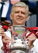  ?? AFP ?? Handy: Wenger wins FA Cup