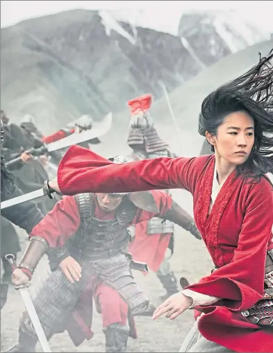  ??  ?? Release of Disney’s live action Mulan, starring Liu Yifei, has been delayed again until August along with Ghostbuste­rs sequel