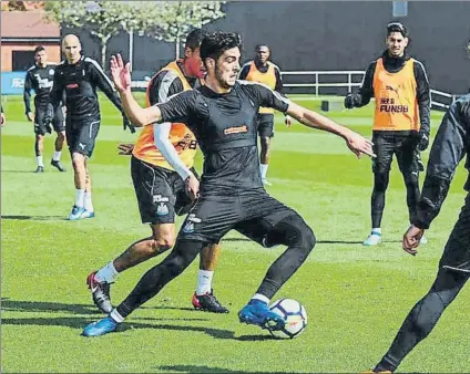  ?? FOTO: NEWCASTLE ?? Con calma Mikel Merino no tiene ninguna prisa por tomar la decisión de elegir su destino para la próxima temporada