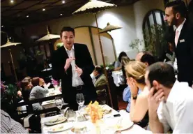  ??  ?? Marc André Hugel from Famille Hugel hosting an exceptiona­l dinner at the Blue Elephant