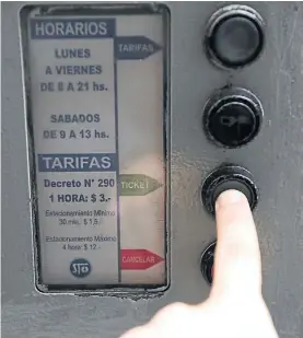  ?? /JUANO TESONE ?? Tickeadora. Se podrá pagar con tarjeta y desde el celular.