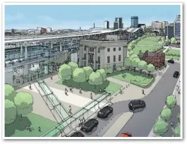  ?? HS2 LTD. ?? An artist’s impression of Birmingham’s new Curzon Street HS2 station, which is due to open in 2026.