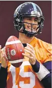  ?? THE CANADIAN PRESS ?? Toronto Argonauts QB Ricky Ray threw for 5,546 yards and 28 touchdowns this season, numbers strikingly similar to his totals with the 2005 Grey Cup champion Edmonton Eskimos.