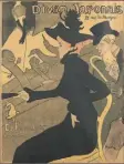  ??  ?? Le Divan japonais - Affiche originale de Henri de Toulouse-Lautrec (-), réalisée en  Estimée entre . et . euros