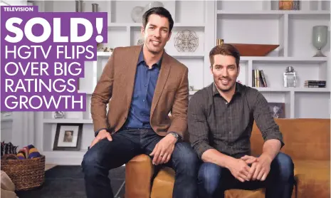  ?? ZACK ARIAS, USED FILM STUDIOS ?? Nearly every week on Property Brothers, twins Drew and Jonathan Scott help couples turn fixer-uppers into dream homes.