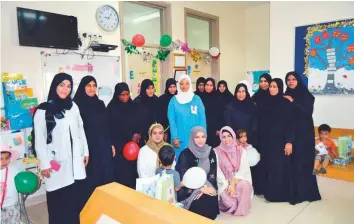  ?? Courtesy: Department of Woman and Child Health ?? A birth spacing campaign held under the slogan ‘Our children safe, let us be a cause for their happiness’ at South Batinah.
