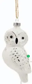  ??  ?? 1 1 HIBOU en métal (4,99 $, chez HomeSense). 2 FLOCON en plastique et métal (7,99 $, chez HomeSense). 3 BOULE en plastique (11,99 $, chez Décors Véronneau). 4 CHEVAL en tissu (9,99 $, chez Décors Véronneau). 5 SACHET DE LAVANDE en tissu (30 $, à...