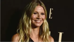  ?? Reprodução ?? Gwyneth Paltrow foi cirticada por especialis­tas na doença