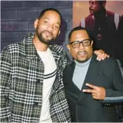 ?? KEVIN WINTER/GETTY 2020 ?? Actors Will Smith, left, and Martin Lawrence will return for a fourth “Bad Boys” movie.