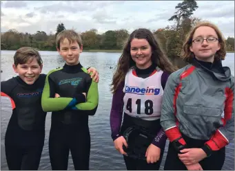  ??  ?? Sligo Grammar Junior team winners: Hadley Scott, Tara Mc Loughlin, Michael Bezborodov and Finn Grennan.