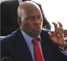  ??  ?? Minister Chinamasa