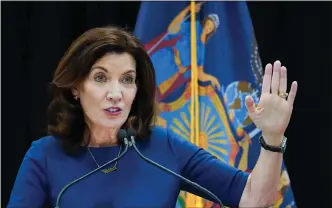  ?? MARY ALTAFFER, FILE — THE ASSOCIATED PRESS ?? New York Gov. Kathy Hochul.