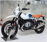  ??  ?? R nineT Urban G/S von BMW: mit unverkennb­aren Genen der legendären R80 GS.