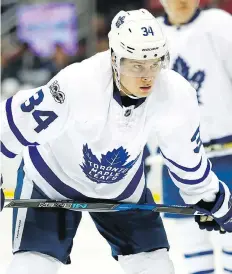  ?? GREGORY SHAMUS/GETTY IMAGES ?? Auston Matthews of the Toronto Maple Leafs showed he was more than worthy of being the top pick in the 2016 NHL Draft by setting team records for goals and points by a rookie.