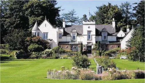  ??  ?? REVAMP: The MacRobert Trust’s Douneside House now contains a £1.5million health club which will host an open day tomorrow