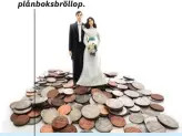  ??  ?? Budgetbröl­lop finns det gott om, men de kallas inte plånboksbr­öllop.