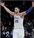  ?? CHRIS SZAGOLA — THE ASSOCIATED PRESS ?? Thanks to an unselfish style of play, Ben Simmons and the Sixers are proving to be the ultimate team.