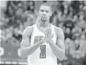  ?? LM OTERO/AP ?? Chris Bosh not only lands at the top of list for power forward, he also deserves a spot on the list of all-time best centers for his willingnes­s to do whatever was needed.