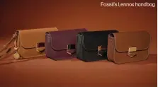  ?? ?? Fossil's Lennox handbag