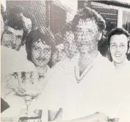  ??  ?? Derek Whitworth (centre) with the Worsley Cup and fellow players in 1972