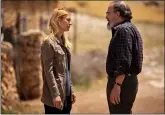  ??  ?? Claire Danes and Mandy Patinkin share a scene in a recent episode of Showtime’s “Homeland.”