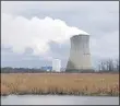  ?? RON SCHWANE — THE ASSOCIATED PRESS FILE ?? This shows the entrance to the FirstEnerg­y Corp. Davis-Besse Nuclear Power Station April 4, 2017 in Oak Harbor, Ohio.