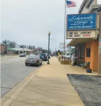  ?? JIM MASTERS/POST-TRIBUNE ?? The Scherervil­le Town Council has paved the way for future developmen­t in its downtown district along Joliet Street (Old Lincoln Highway) by declaring the area a riverfront district.