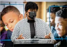  ?? STEVE SCHAEFER FOR THE AJC ?? Atlanta Public Schools Superinten­dent Lisa Herring said: “To be clear, we have not done any disservice to our teachers. If anything, we have planned as strategica­lly as we possibly could to ensure that our teachers would be vaccinated.”