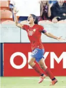  ?? AFP ?? Shirley Cruz no imaginaba la repercusió­n de su gol en el Preolímpic­o ante Panamá.