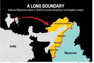  ?? Graphic by ASIT ROY ?? Map not to scale