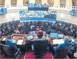  ?? Télam ?? El Senado votó las modificaci­ones la semana pasada.