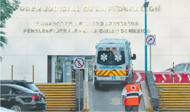  ??  ?? La audiencia inicial fue en el Centro de Justicia Penal Federal adscrito al Reclusorio Norte