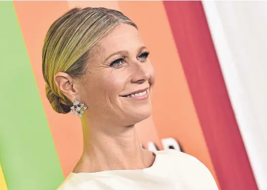  ??  ?? OFF THE RAILS: Gwyneth Paltrow admitted “drinking seven nights a week, making pasta and eating bread” during the pandemic.