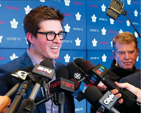  ?? DAVE ABEL ?? The next order of business for Leafs GM Kyle Dubas is to lock down Auston Matthews and Mitch Marner.