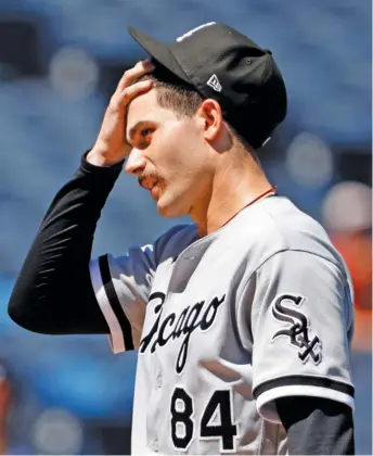  ?? COLIN E. BRALEY/AP ?? White Sox right-hander Dylan Cease allowed one run and three hits in six innings against the Royals. It was his 14th consecutiv­e start with one or no earned runs allowed, a major-league record.