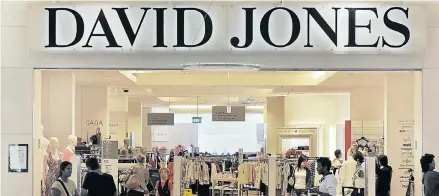 ?? Picture: Getty Images ?? Woolworths bought the David Jones department store chain in 2014 for about $2-billion.