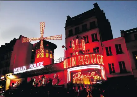  ?? EVELYNE HOROVITZ ?? Moulin Rouge, in Montmartre, is not inexpensiv­e, but there is lots of free stuff to do.