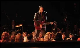  ?? ?? Austin Butler as Presley in a scene from Elvis. Photograph: Warner Bros. Pictures/AP