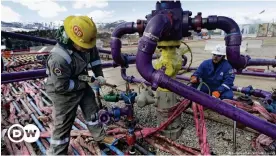  ?? ?? Perforació­n para extracción de gas en Colorado, Estados Unidos.