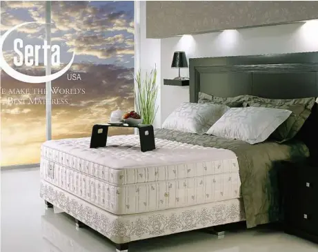  ??  ?? Serta mattresses at BLISS have been specially selected based on the latest innovation­s and technology from Serta’s Sleep Research Centre in Chicago in the United States.