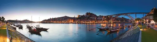  ??  ?? Sun-kissed
beauty: The stunning site of traditiona­l Barcos transporti­ng wine down Portugal’s Douro is just one of the vistas to be enjoyed on a river cruise