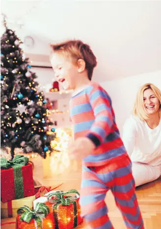 ??  ?? Parents should understand the holidays are an exciting time for kids, and rules should be adjusted accordingl­y.